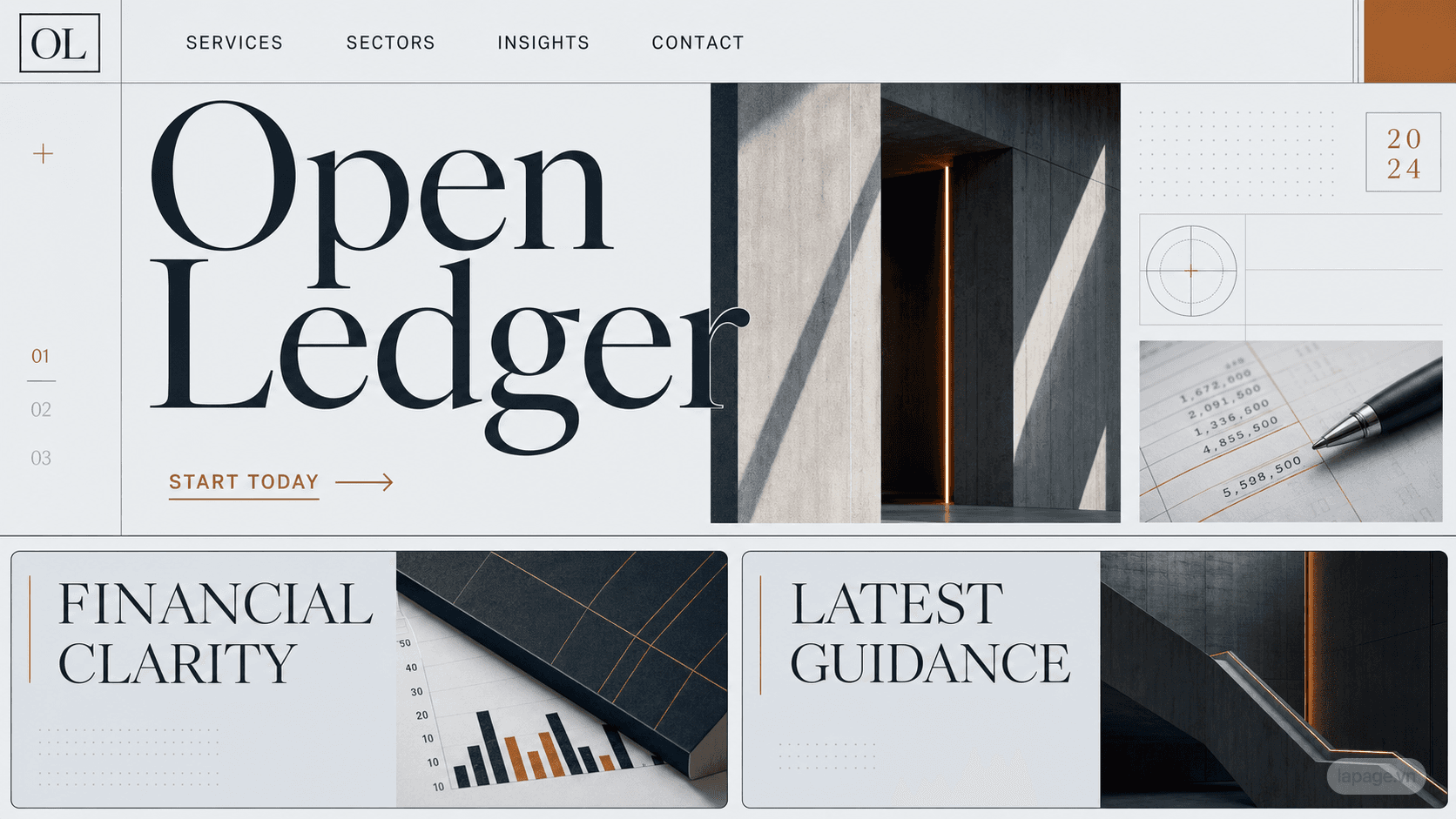 Preview of the related Open Ledger website direction