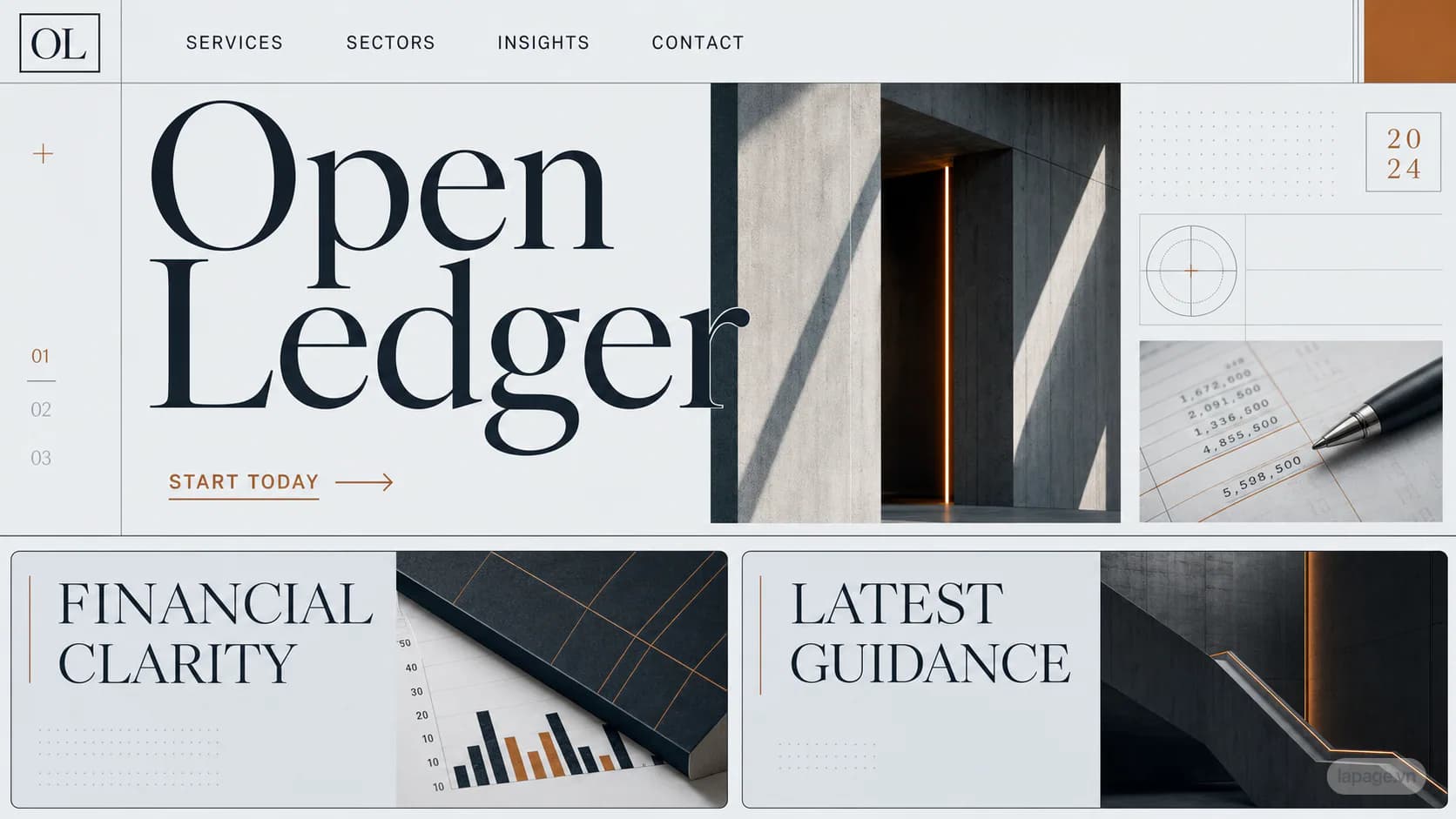 Preview of the related Open Ledger website direction