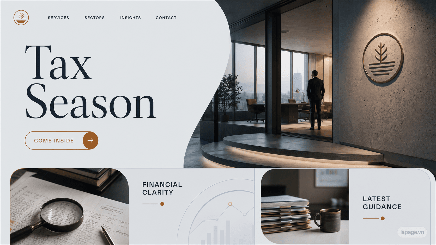 Bản xem trước định hướng website liên quan Tax Season