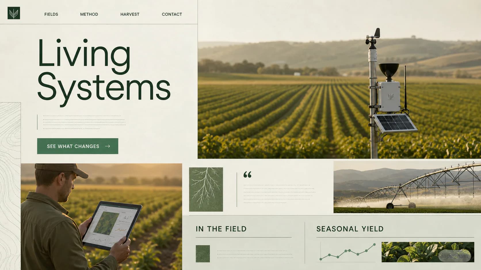 Preview of the related Living Systems website direction