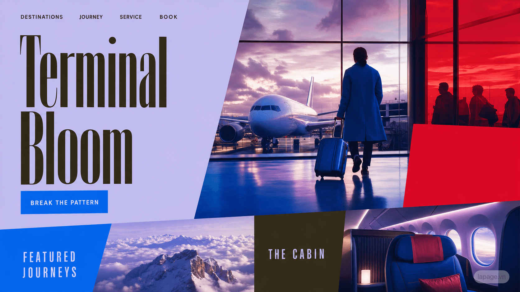Bản xem trước định hướng website liên quan Terminal Bloom