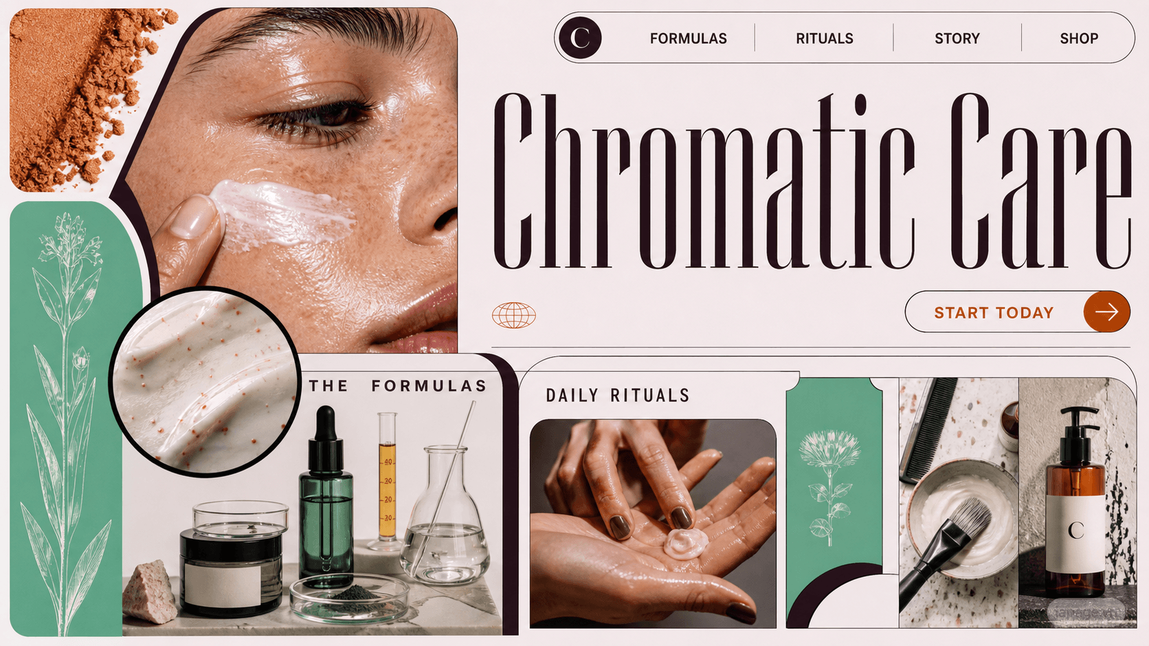 Preview of the related Chromatic Care website direction