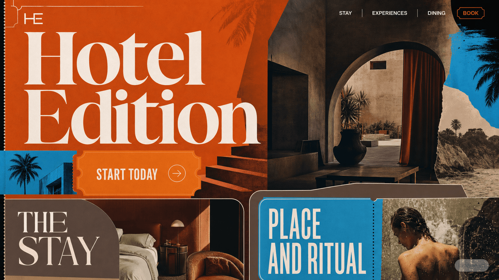 Preview of the related Hotel Edition website direction