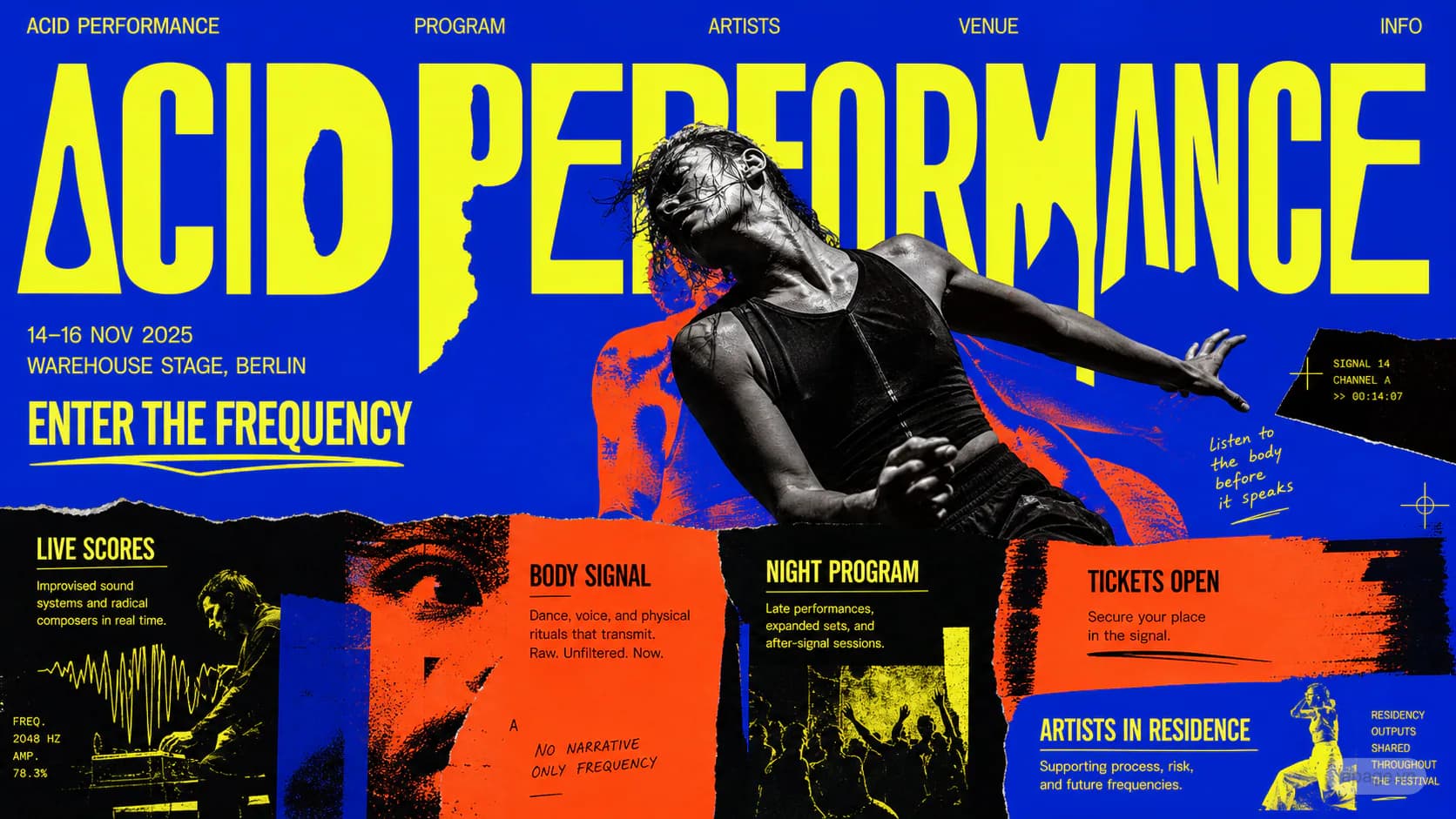 Preview of the related Acid Performance website direction