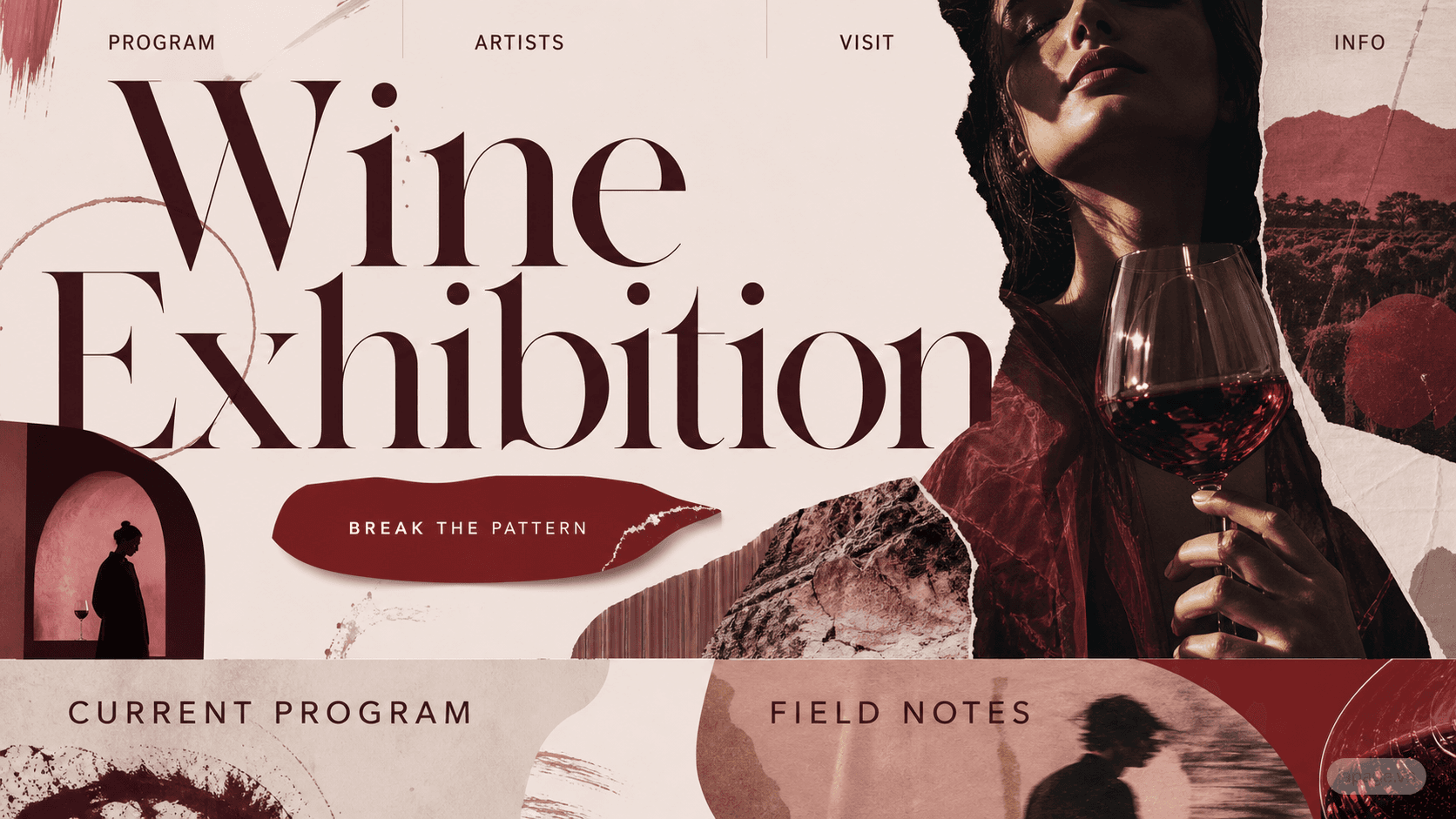 Preview of the related Wine Exhibition website direction