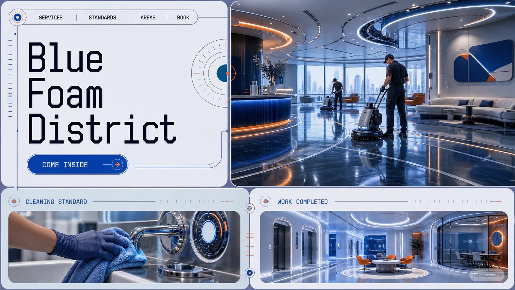 Bản xem trước định hướng website liên quan Blue Foam District