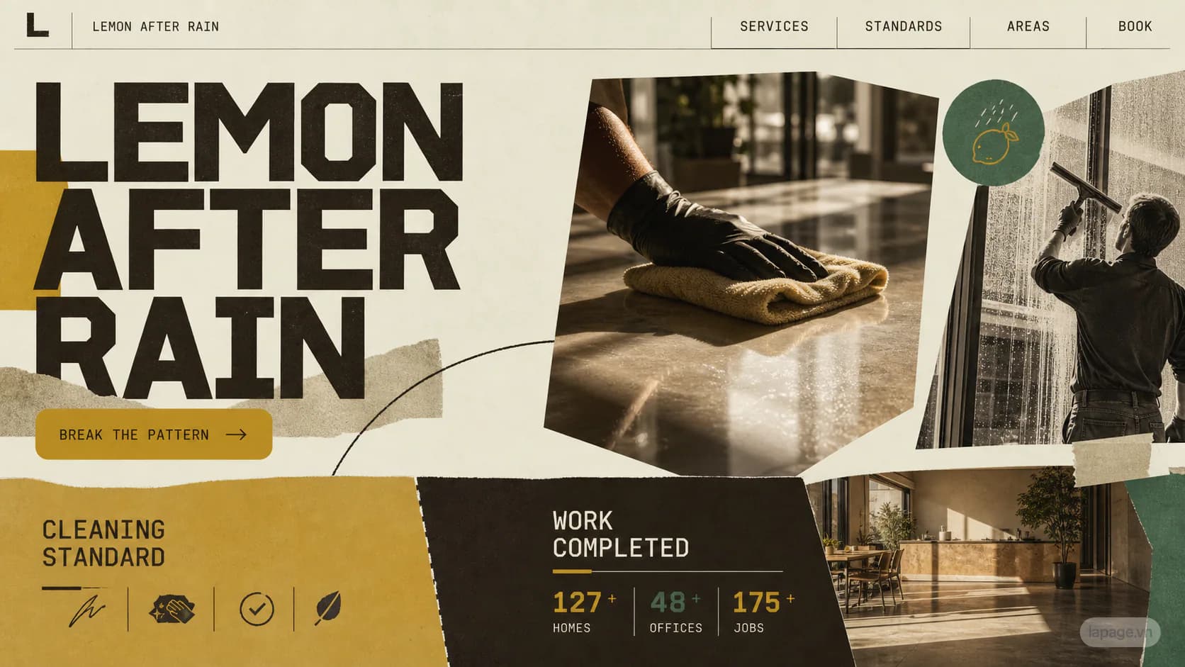 Bản xem trước định hướng website liên quan Lemon After Rain