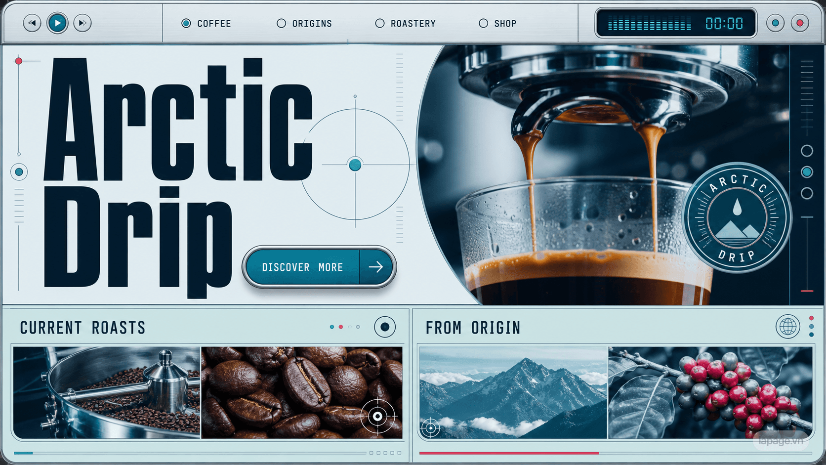 Bản xem trước định hướng website liên quan Arctic Drip