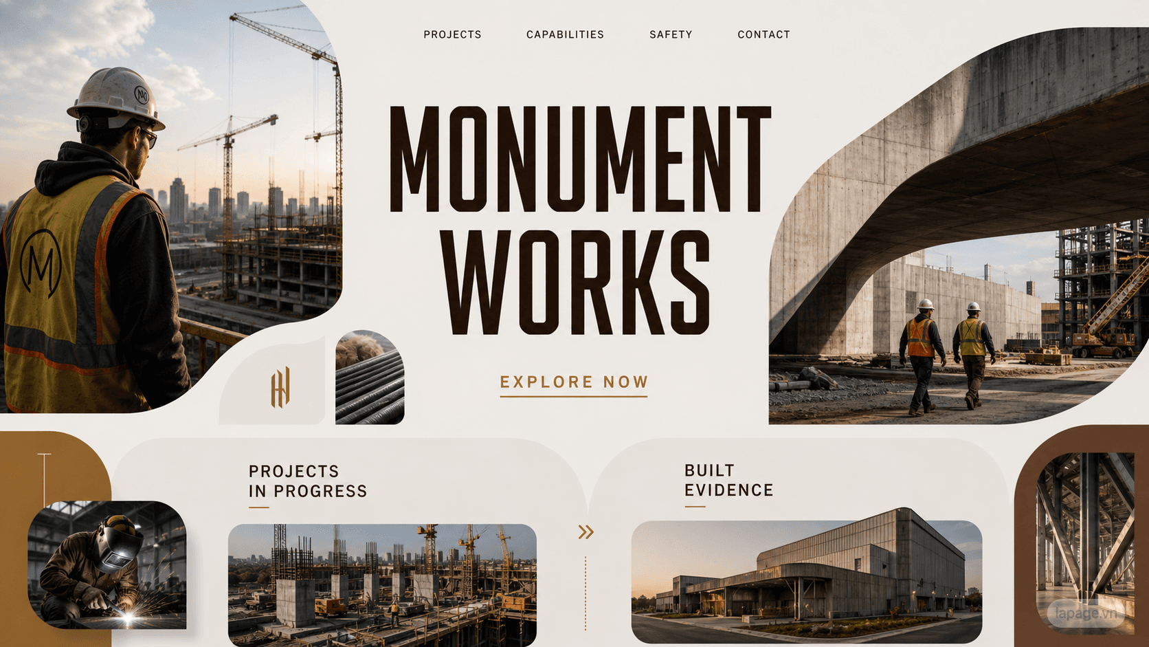 Preview of the related Monument Works website direction