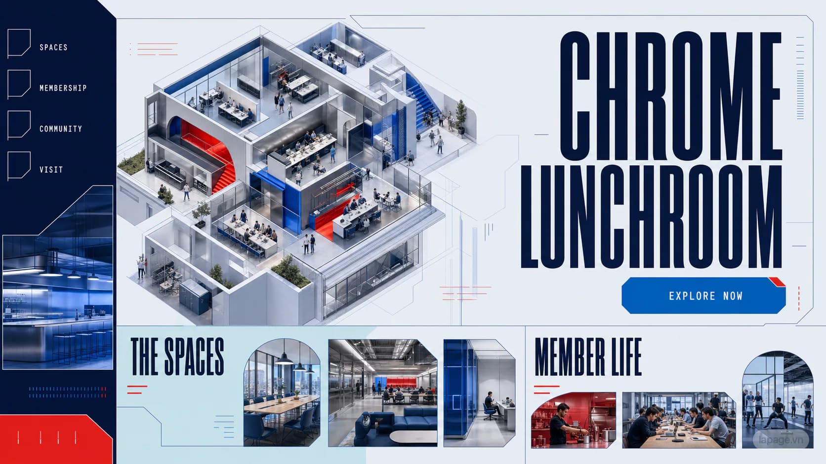Preview of the related Chrome Lunchroom website direction