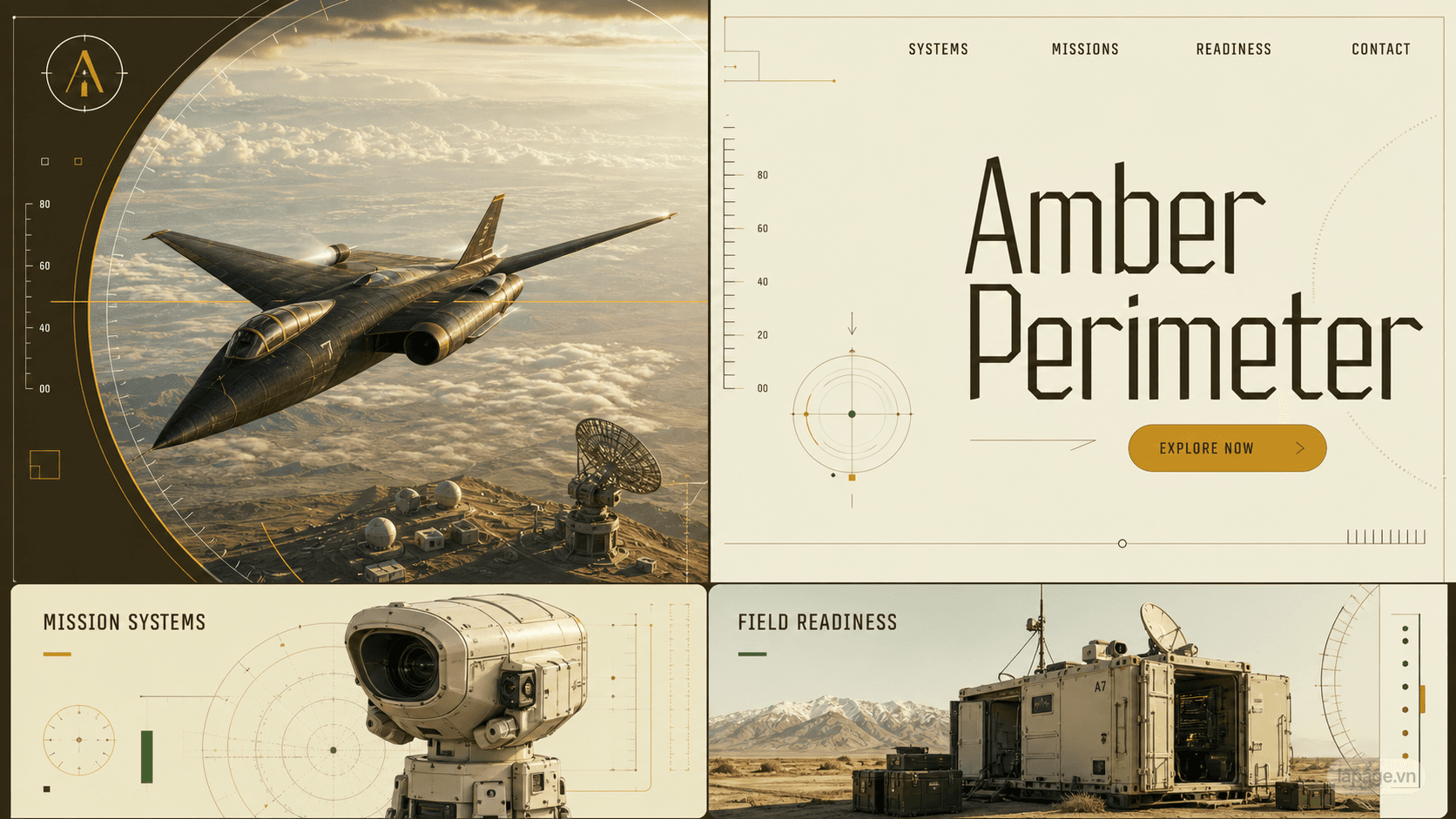 Preview of the related Amber Perimeter website direction