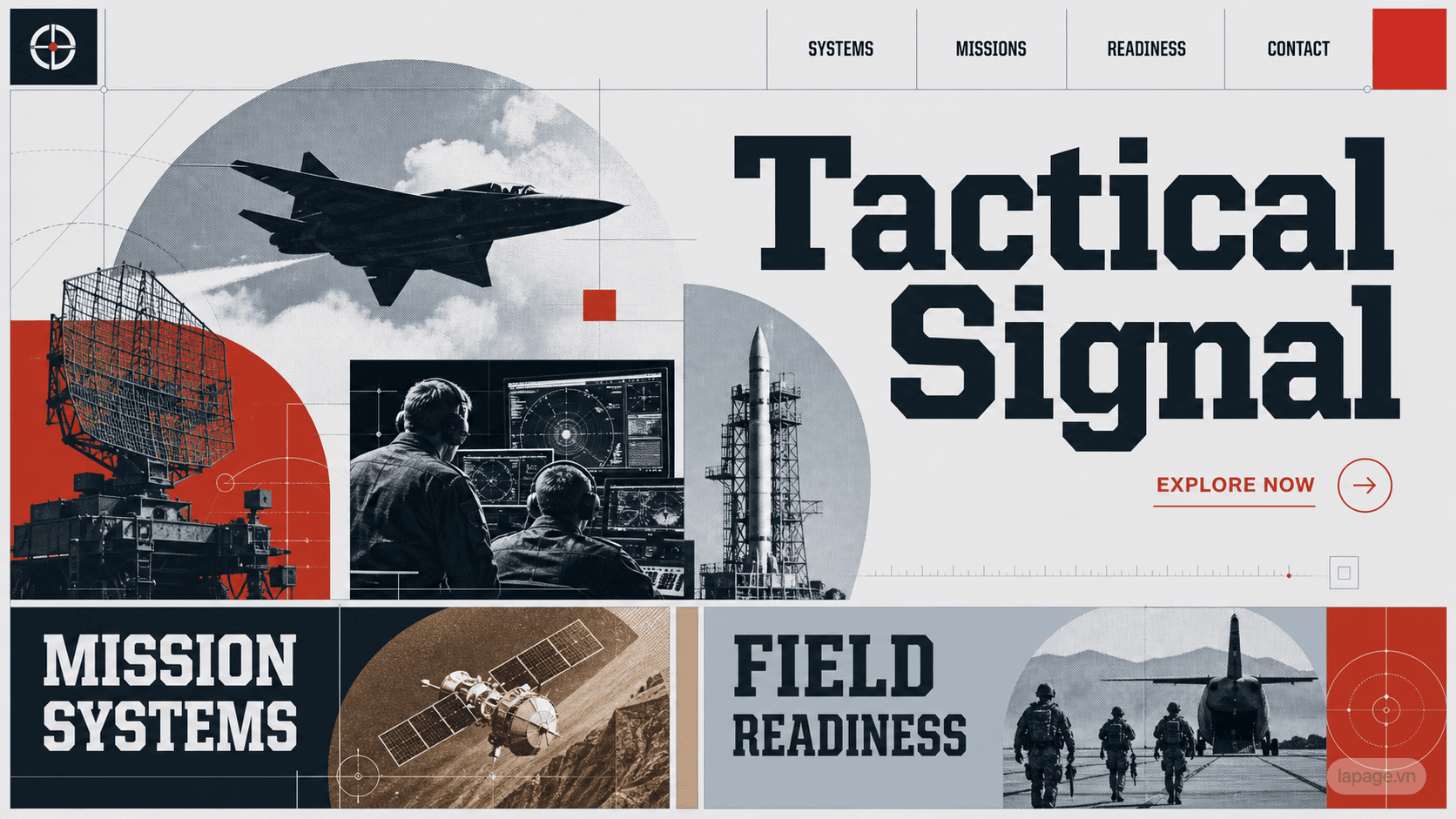 Preview of the related Tactical Signal website direction