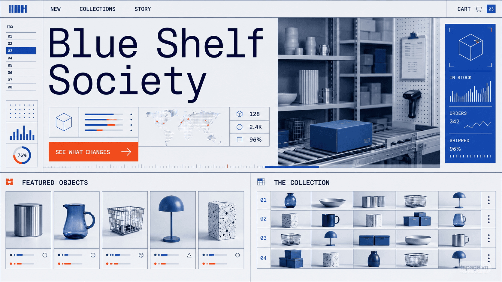 Bản xem trước định hướng website liên quan Blue Shelf Society