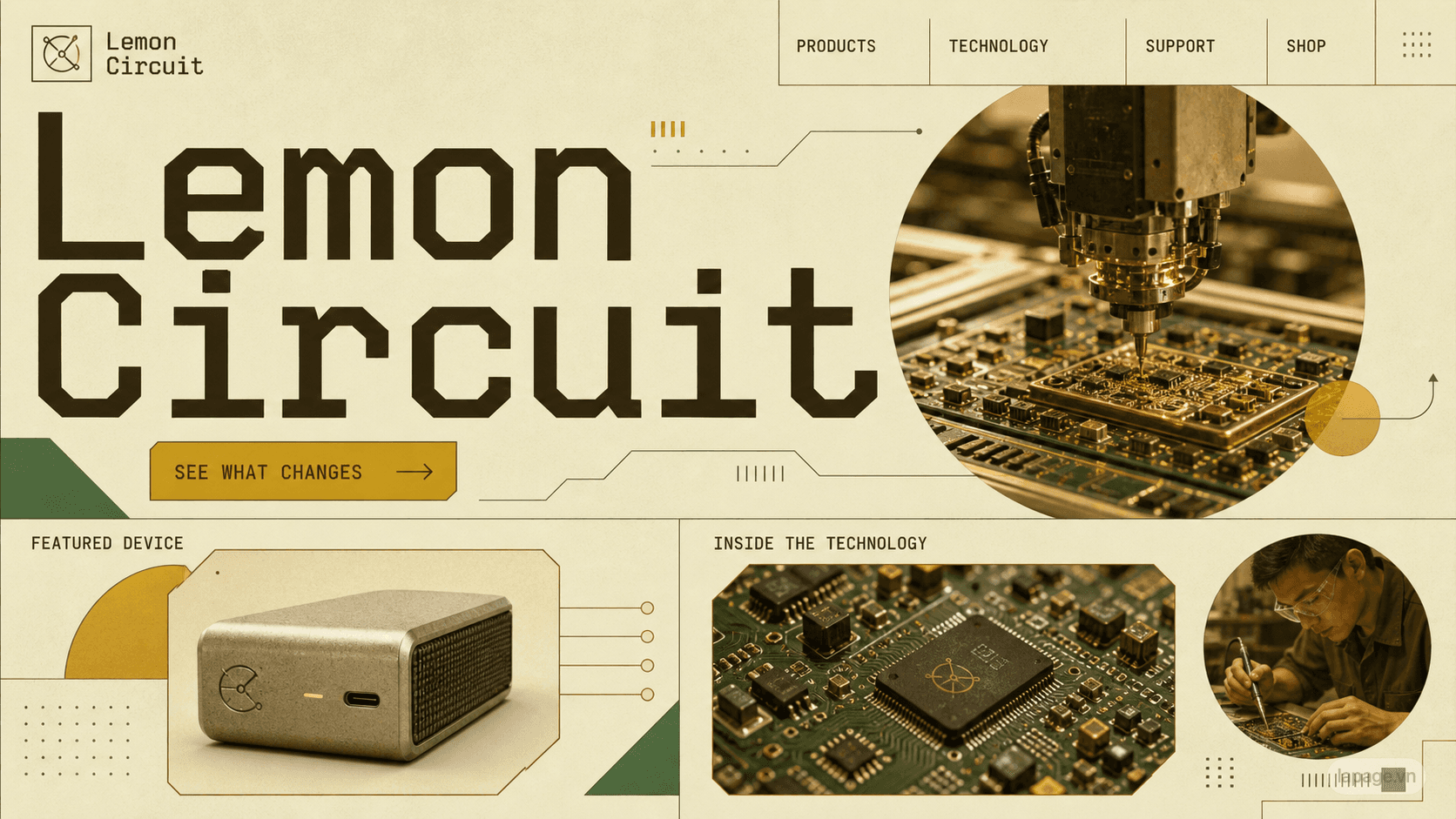 Bản xem trước định hướng website liên quan Lemon Circuit