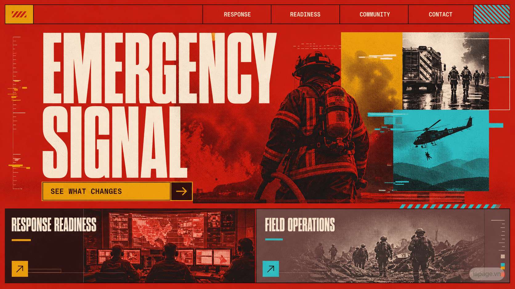 Preview of the related Emergency Signal website direction