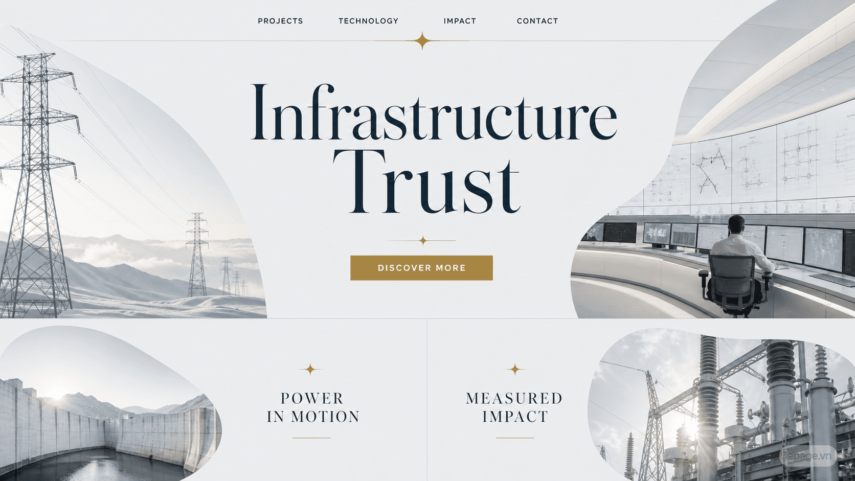 Preview of the related Infrastructure Trust website direction