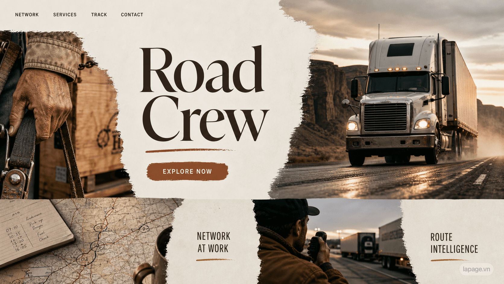 Bản xem trước định hướng website liên quan Road Crew