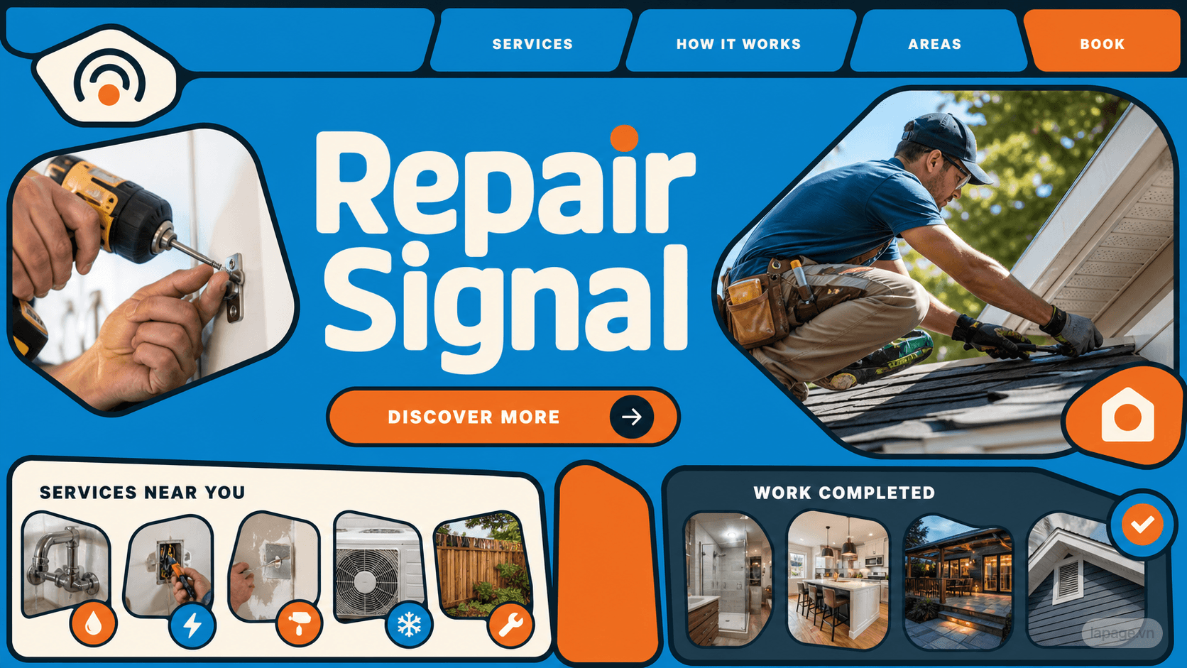 Preview of the related Repair Signal website direction