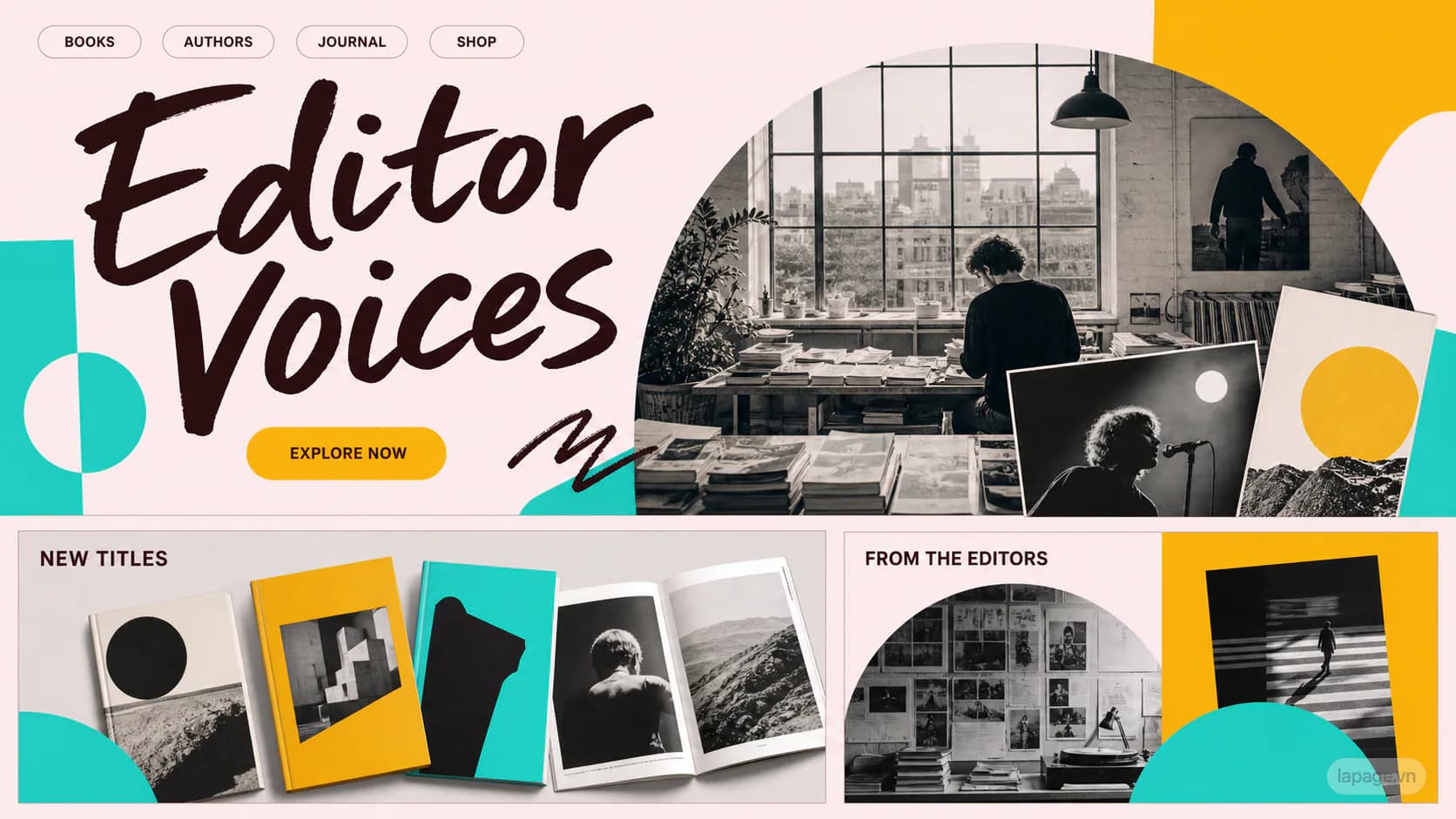 Bản xem trước định hướng website liên quan Editor Voices