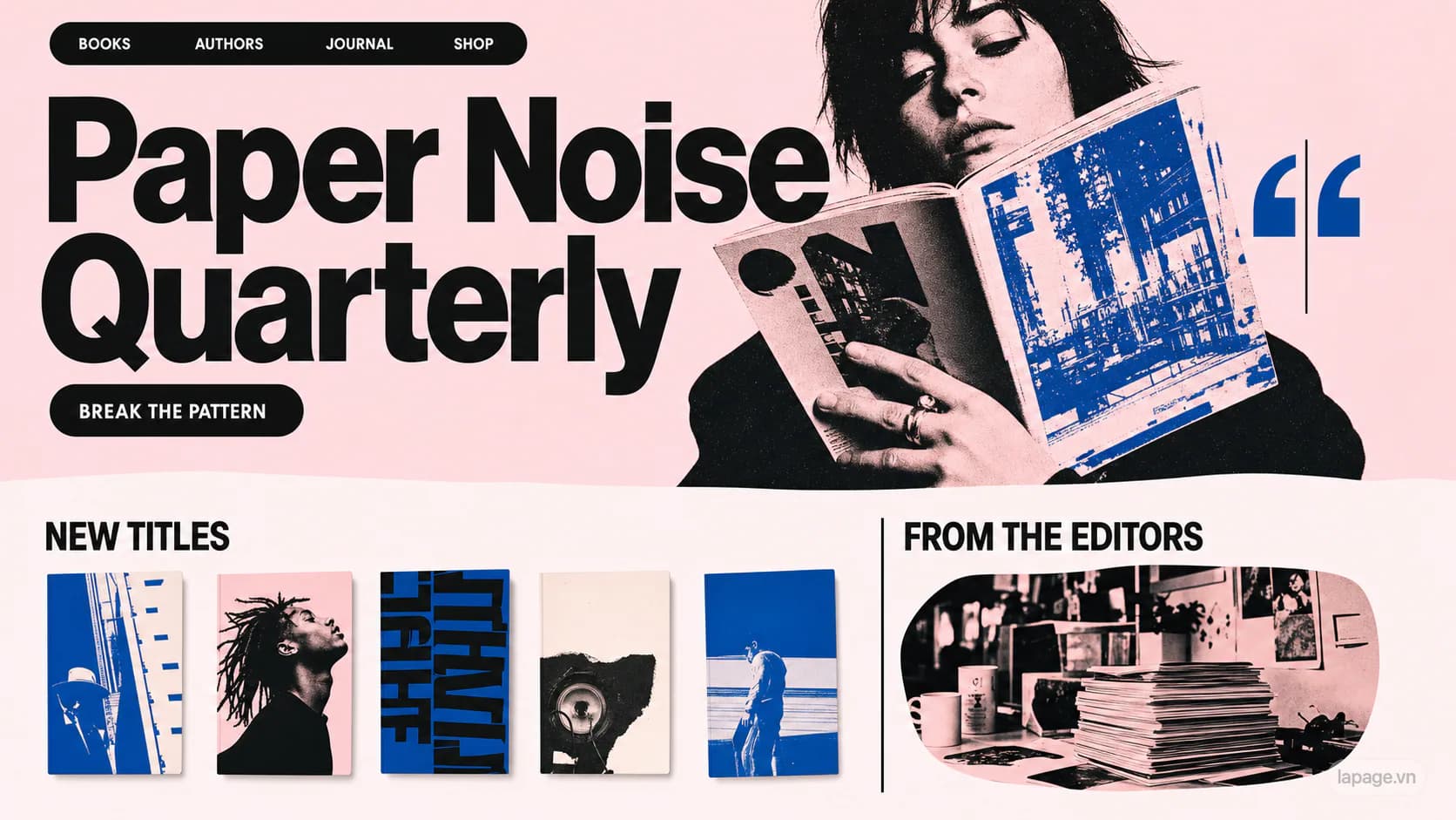 Bản xem trước định hướng website liên quan Paper Noise Quarterly