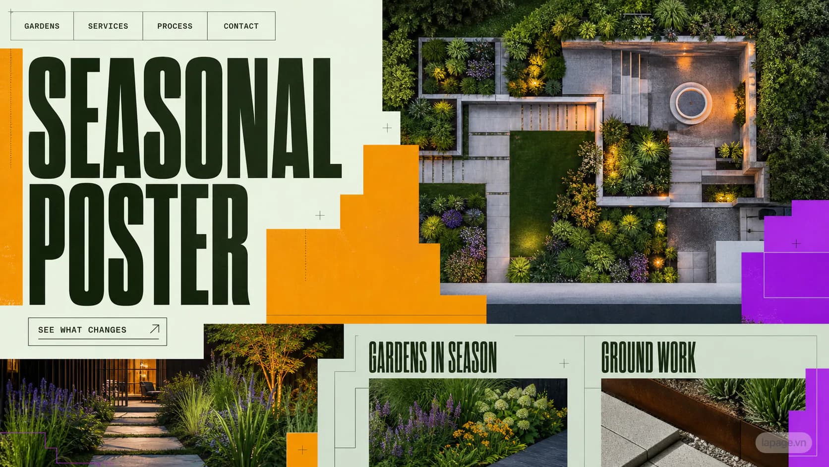 Preview of the related Seasonal Poster website direction
