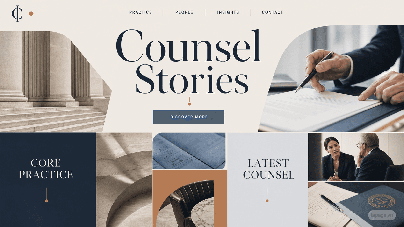 Bản xem trước định hướng website liên quan Counsel Stories