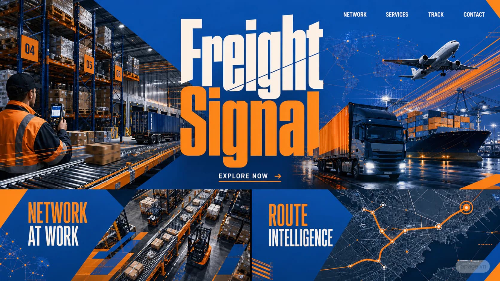 Bản xem trước định hướng website liên quan Freight Signal