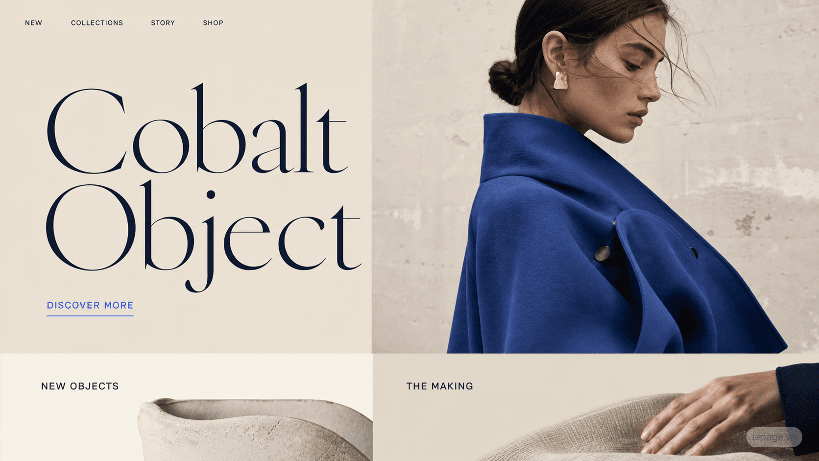Bản xem trước định hướng website liên quan Cobalt Object