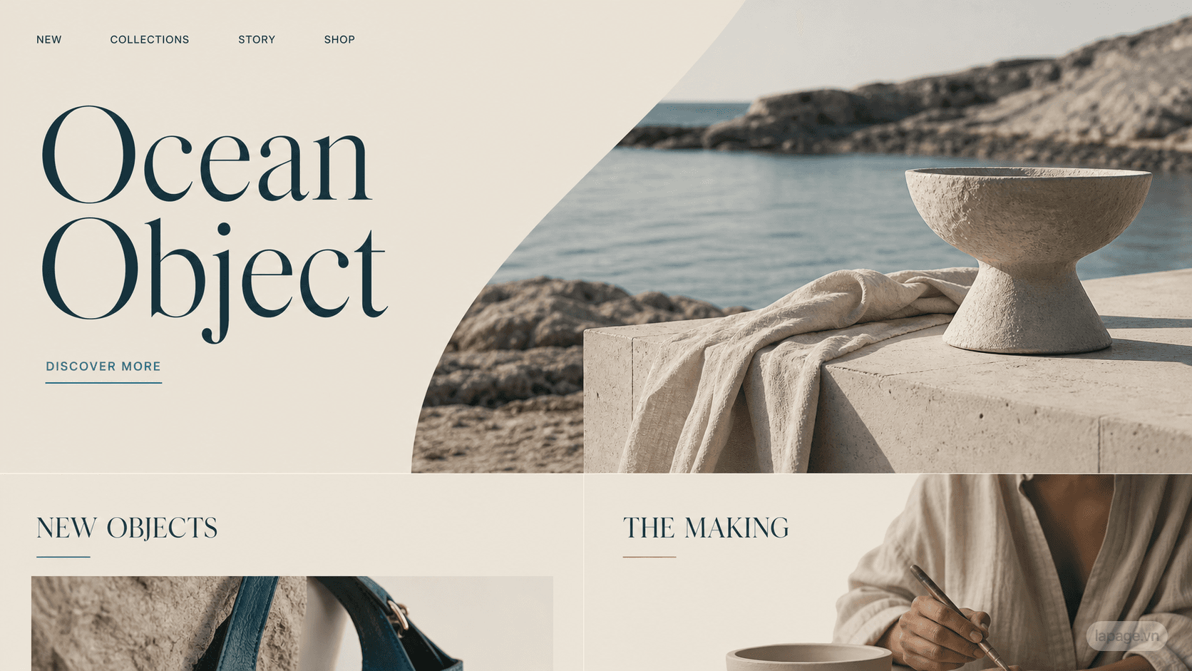 Bản xem trước định hướng website liên quan Ocean Object