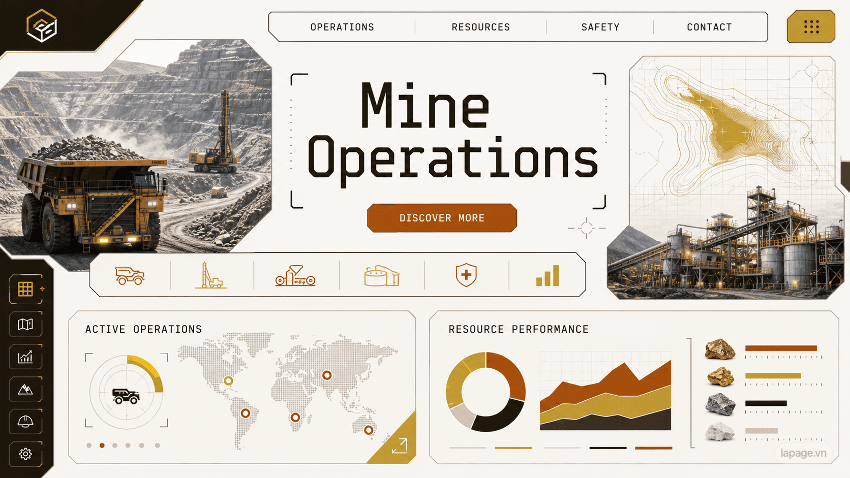 Bản xem trước định hướng website liên quan Mine Operations