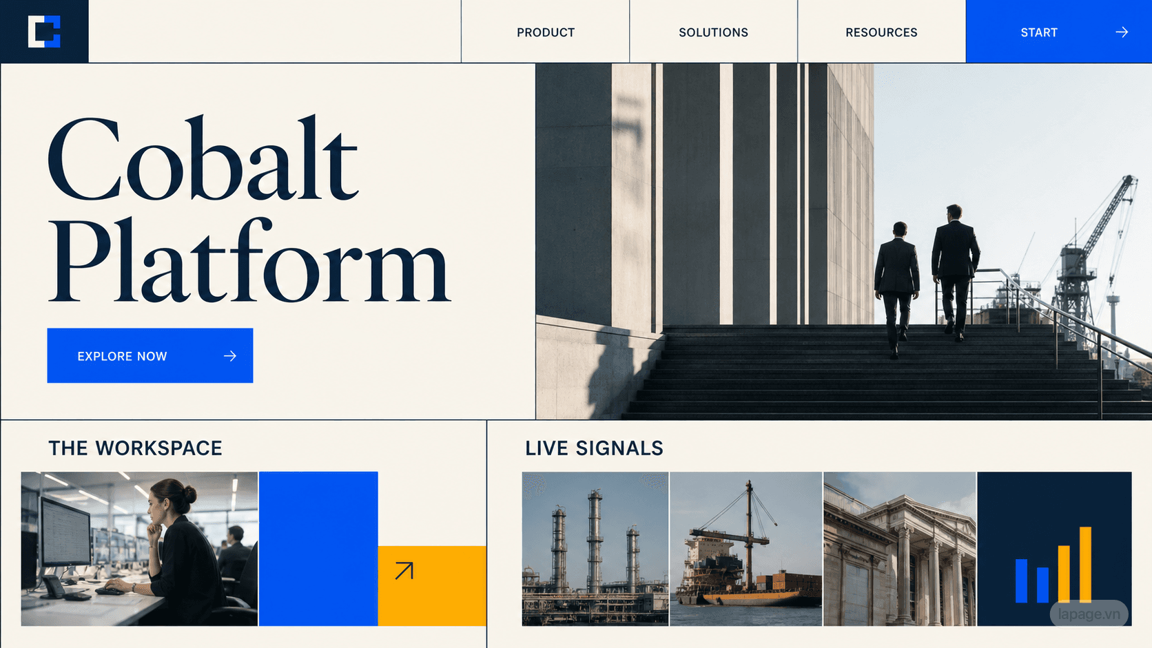 Bản xem trước định hướng website liên quan Cobalt Platform