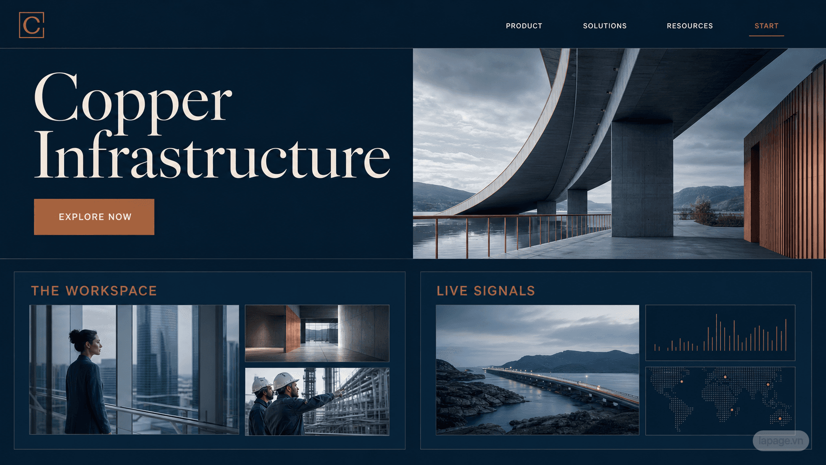Bản xem trước định hướng website liên quan Copper Infrastructure
