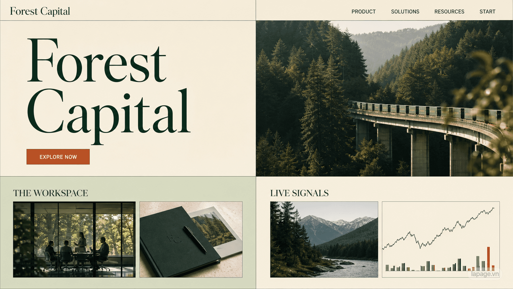 Bản xem trước định hướng website liên quan Forest Capital