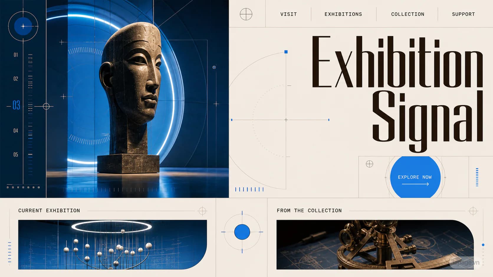 Bản xem trước định hướng website liên quan Exhibition Signal
