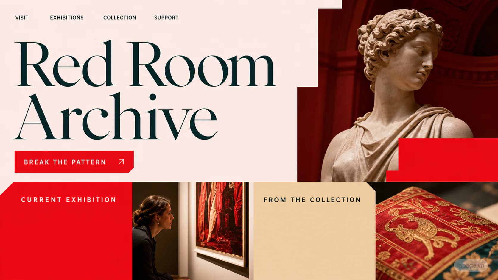 Bản xem trước định hướng website liên quan Red Room Archive