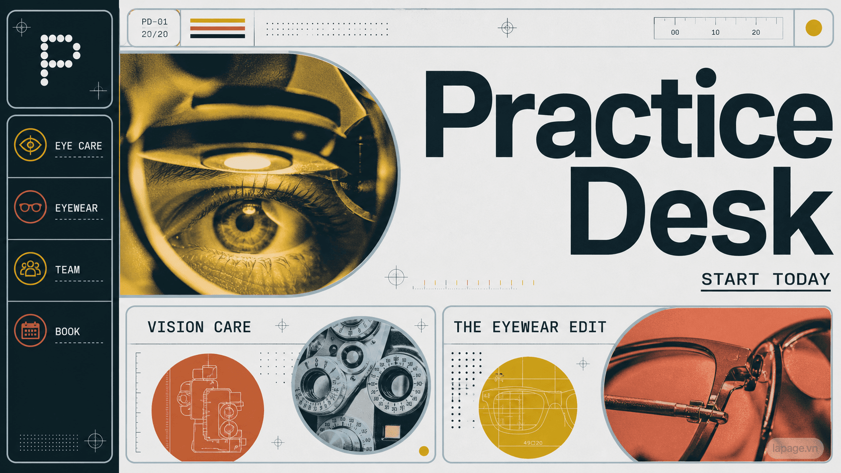 Bản xem trước định hướng website liên quan Practice Desk