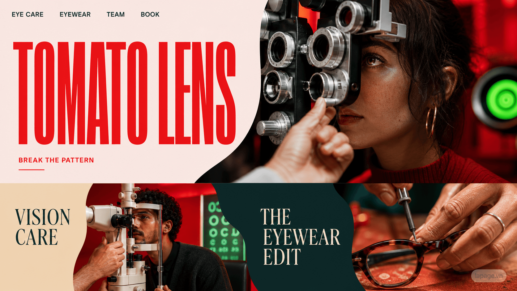 Bản xem trước định hướng website liên quan Tomato Lens
