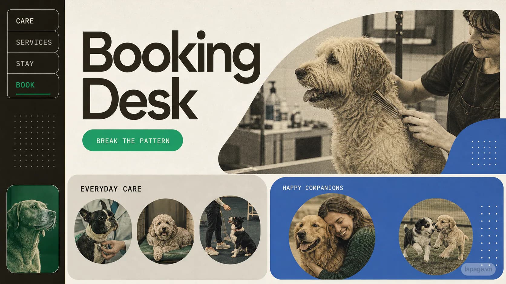 Bản xem trước định hướng website liên quan Booking Desk