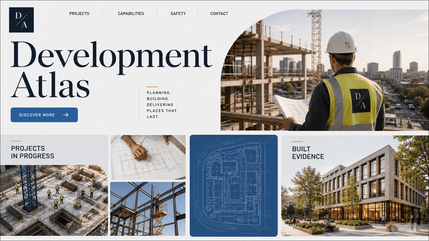 Bản xem trước đầy đủ định hướng website Development Atlas