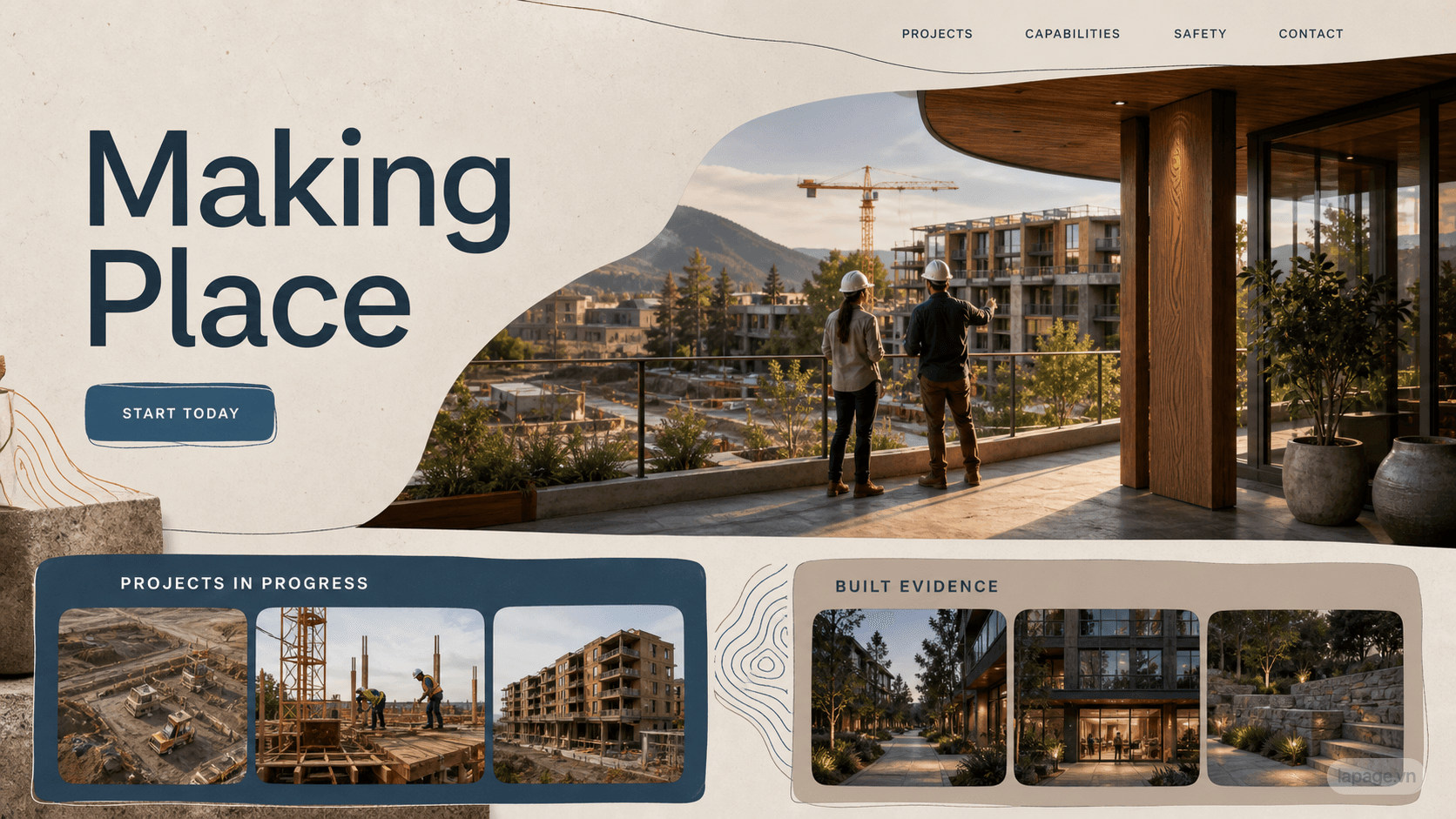 Preview of the related Making Place website direction