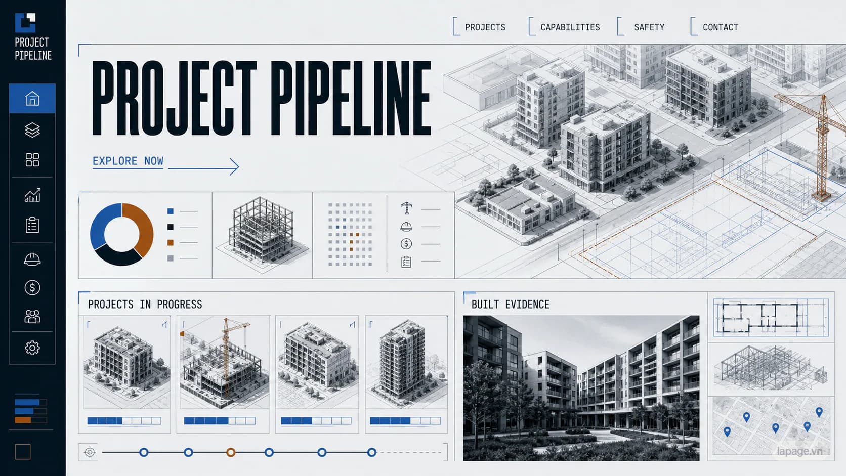 Preview of the related Project Pipeline website direction