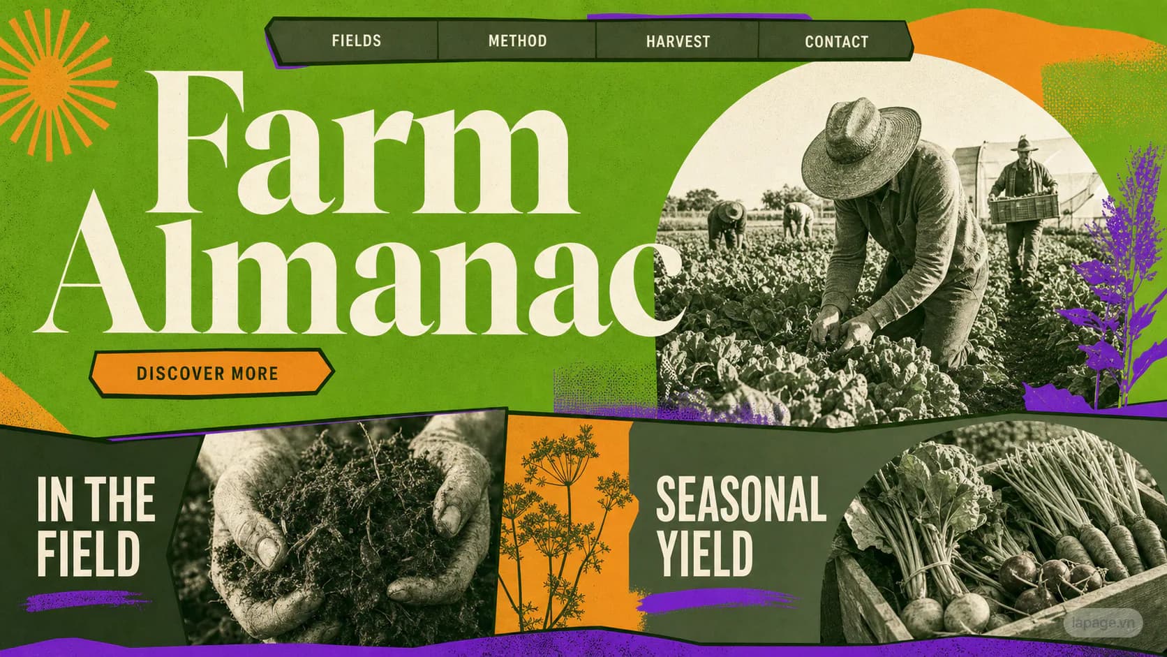 Bản xem trước định hướng website liên quan Farm Almanac