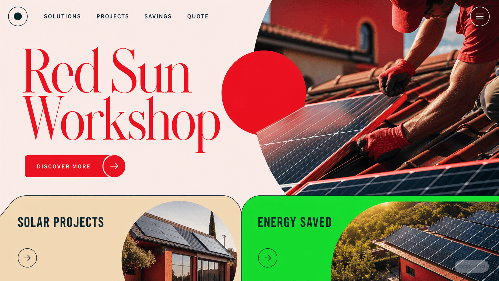 Preview of the related Red Sun Workshop website direction