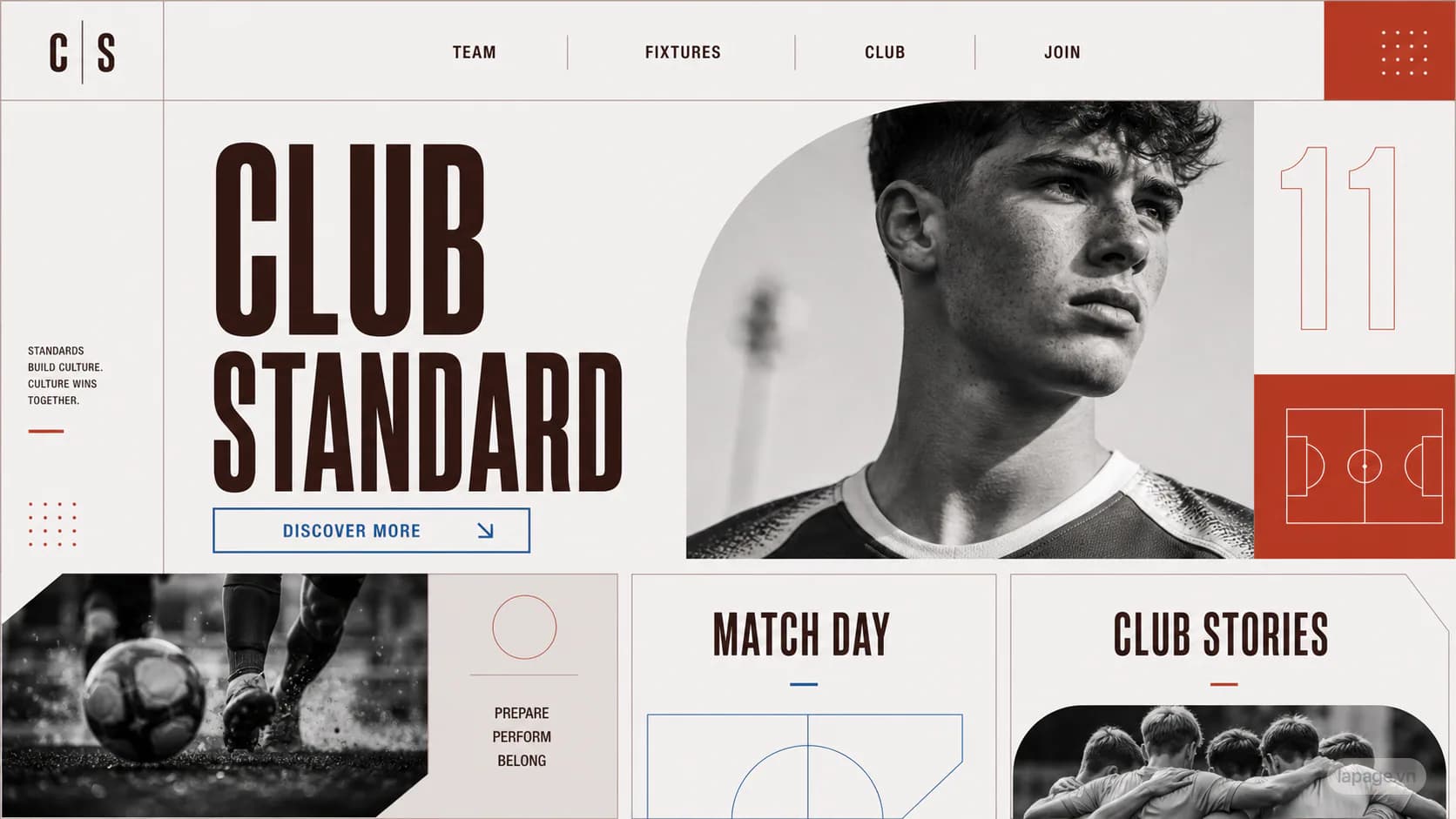Bản xem trước định hướng website liên quan Club Standard