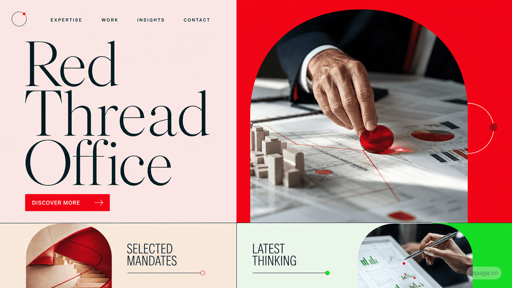 Preview of the related Red Thread Office website direction