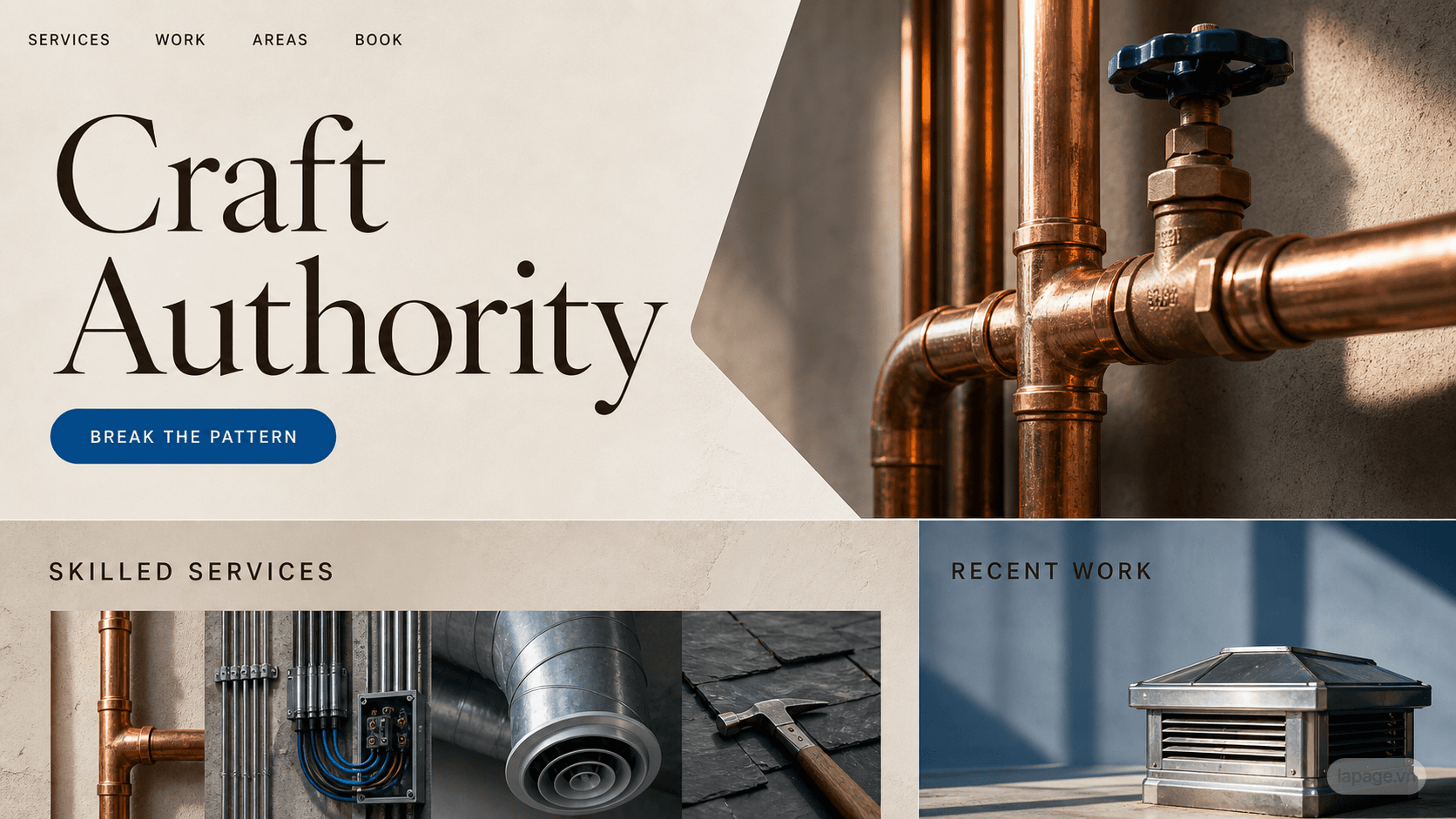 Preview of the related Craft Authority website direction