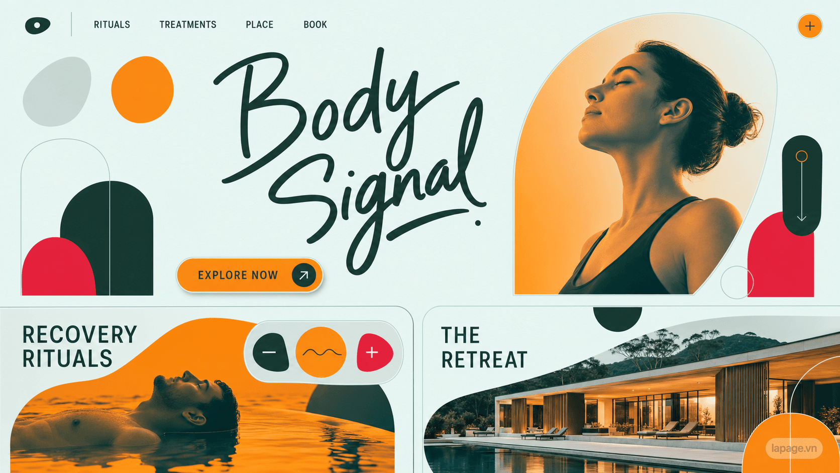 Preview of the related Body Signal website direction