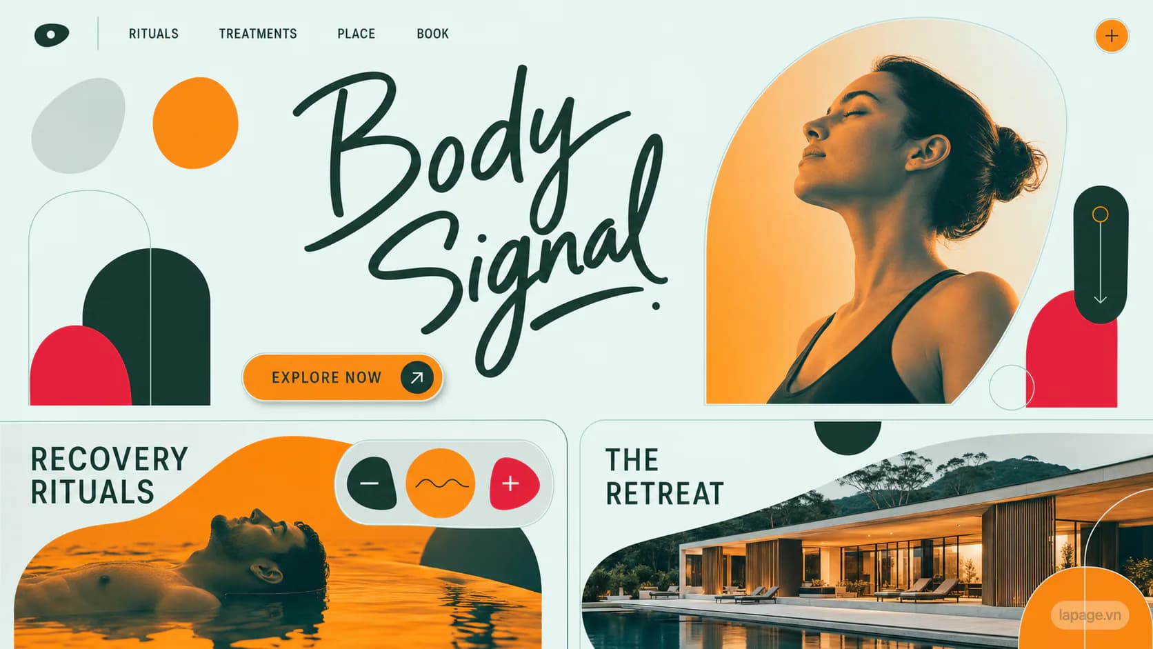 Preview of the related Body Signal website direction