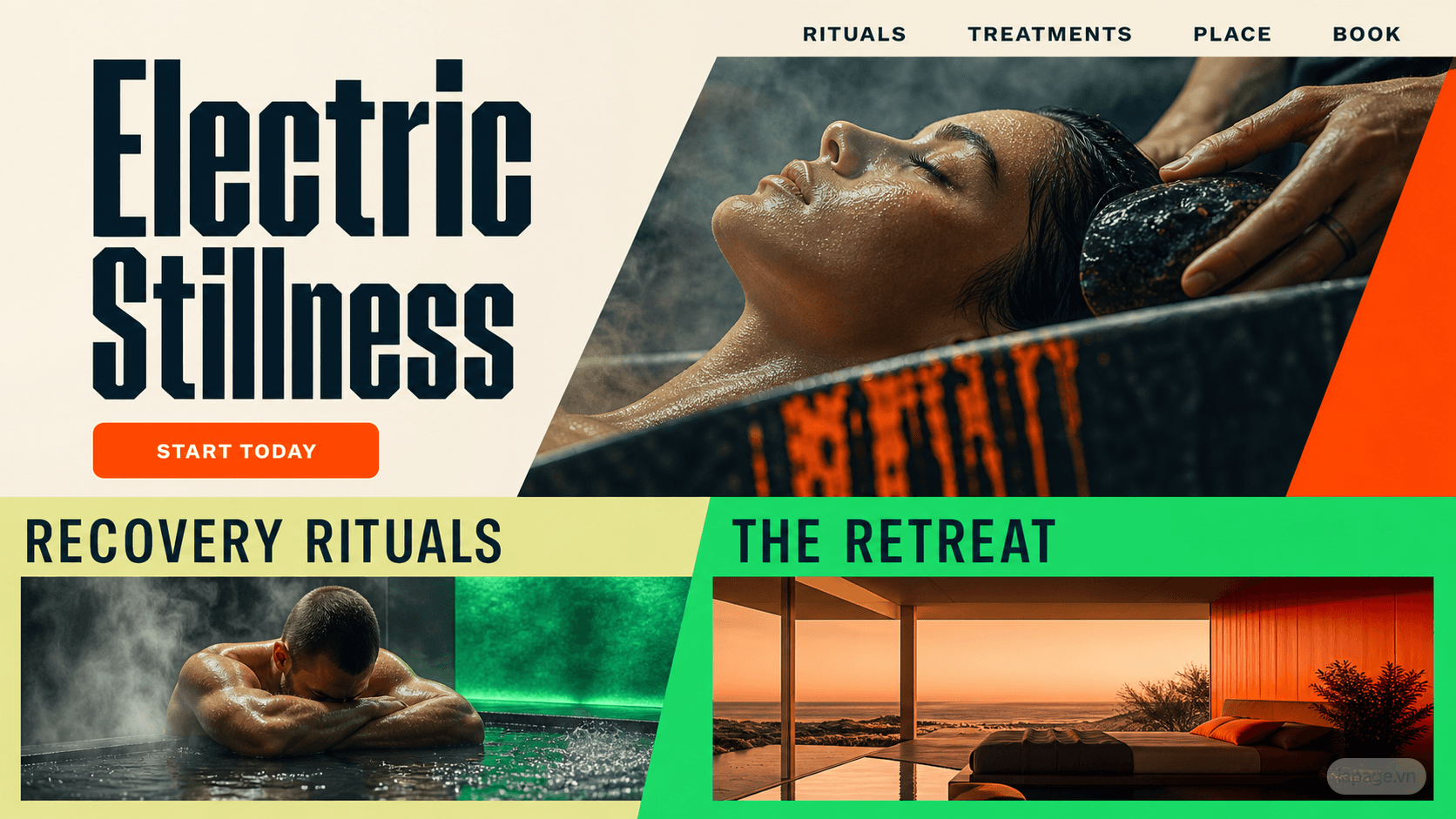 Preview of the related Electric Stillness website direction