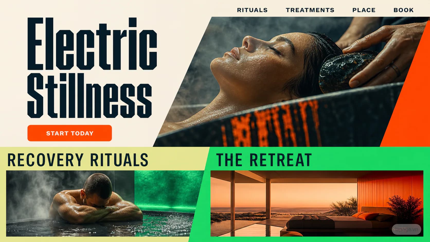 Preview of the related Electric Stillness website direction